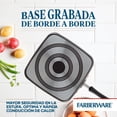thumbnail image 4 of Plancha 28cm Farberware. Aluminio. Antiadherente DiamondMax®. Gris pewter, 4 of 5