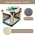 thumbnail image 5 of ZAKAPAWS Collapsible Soft Dog Crate, 30'' Portable 3 Door Dog Kennel, Travel Pet Crate Carrier for Indoor and Outdoor, 5 of 7