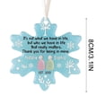thumbnail image 3 of Fzsteel Handmade Sea Glass Christmas Tree Ornament With Three-Dimensional Acrylic Design - Natural Sea Glass Holiday Decor For Xmas Tree, Gift Or Friendship Keepsake, 3 of 5