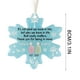 thumbnail image 3 of Adornos navideños de cristal marino | Colgantes hechos a mano con forma de copo de nieve | Regalo de recuerdo de amistad | Decoración navideña acrílica 2D para el hogar, 3 of 5