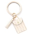 thumbnail image 1 of Jewelry On Clearance Large Bracelet Keychain Card Holder Tassel Bangle Key Ring Wristban With Wallet Multicolor, 1 of 2