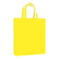 thumbnail image 1 of Becaristey Sacs de Magasinage Pliables Réutilisables Éco Sac Fourre-Tout de Rangement pour Épicerie Sac à Bandoulière Sac à Main Jaune 1 Ensemble, 1 of 3