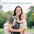 thumbnail image 7 of Momcozy Portable Stroller Fan with Clip | 4-Speed Mini-Fan for Carrier | Personal Fans Ultra Light 0.26lb | Gaps ≤4.5mm | Handheld Cooling | Rechargeable Rotate for Diaper Backpack/Table/Chair, 7 of 7