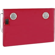 your zone loft collection speaker headboard, racy pink, full