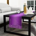 thumbnail image 4 of Modern Purple Table Runner 36 Inches Small, Abstract Diamond Luxury Gradient Kitchen Dining Burlap Linen Tablerunner for Small/Round/Square/Wedding/Coffee/Dining Table Party Home Décor 13 x 36, 4 of 8