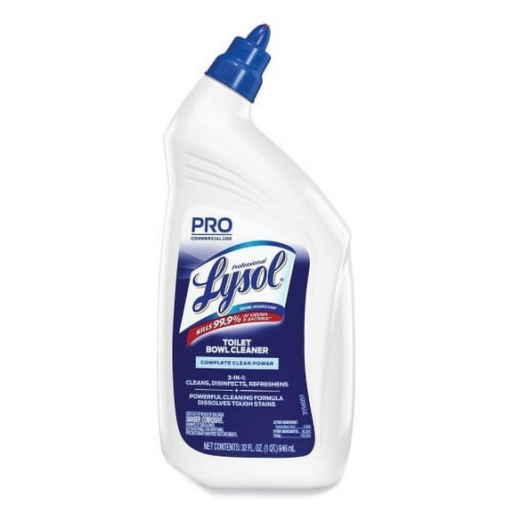 Lysol Disinfectant Toilet Bowl Cleaner, 32 oz Bottle, Each