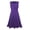 Purple, variant on Womens Sleeveless Dresses Mini Pullover Dresses Tunic Summer V Neck Dresses for Juniors Solid
