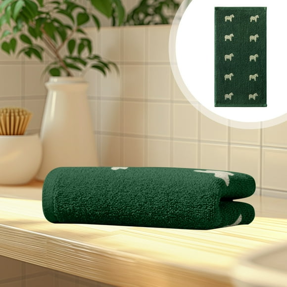 Paño Facial Absorbente para Niños, Toalla de Felpa de Algodón Suave con Característica de Secado Rápido, Toallita de Lavado Pequeña, 50x25cm para Bebés y Niños Pequeños