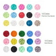 thumbnail image 2 of DIY Beads Jewelry Kits Including Disc/Flat Round Handmade Polymer Clay Beads Mixed Styles Glass Round Seed Beads Mixed Color 4x1mm Hole: 1mm 150g, 2 of 7