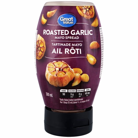 Great Value Roasted Garlic Mayo Spread
