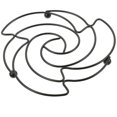 thumbnail image 4 of Black Iron Art Tableware Mat Heat Insulation Pot Pad for Home Cafe Restaurant Use 12.5 x 8.5 in, 4 of 4