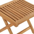 thumbnail image 5 of vidaXL Folding Footrest 18.3"x19.3"x16.3" Solid Teak Wood, 5 of 6