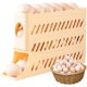 thumbnail image 1 of Dispensador de Huevos Rodantes para Refrigerador con 4 Niveles Que Sostienen 30 Huevos, Organizador de Almacenamiento para Refrigerador, 1 of 8