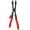 1pc, variant on 2pcs Heavy-Duty Multi-Angle Hose Clamp Plier Set