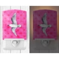 thumbnail image 2 of Caroline's Treasures BB8229CNL Sea Gull Pink Polkadot Ceramic Night Light, Pink, 6x4x3", multicolor, 2 of 2