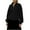 Black, variant on Womens Half Zip Sherpa Fleece Pullover Oversized Sweatshirt Soft Warm Fuzzy Sweater Outerwear