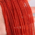 thumbnail image 1 of Nvzi-c Perles Rondes Petites en Pierre Naturelle 3 mm Bricolage Accessoires de Bijoux Perles en Pierre Naturelle Rouges Perles en Vrac bracelet, Boucles d'Oreilles, Collier Accessoires de Perles pour Bijoux, 1 of 2