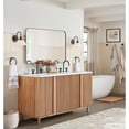 thumbnail image 5 of Mid-Century Modern Chic Metal Rounded Wall Mirrors 36'' x 48'' - Rubbed Bronze, 5 of 5