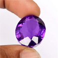 thumbnail image 3 of Natural Amethyst Stone 12.25 Ratti / 11.32 Carat Lab-Certified Earth Mind Natural Katela/Kathela Rashi Ratna Loose Gemstone For Men & Women-B09DZ6, 3 of 6