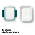 thumbnail image 2 of OXO Prep & Go 3.3 Cup Lunch Prep Container, Teal, 2 of 6