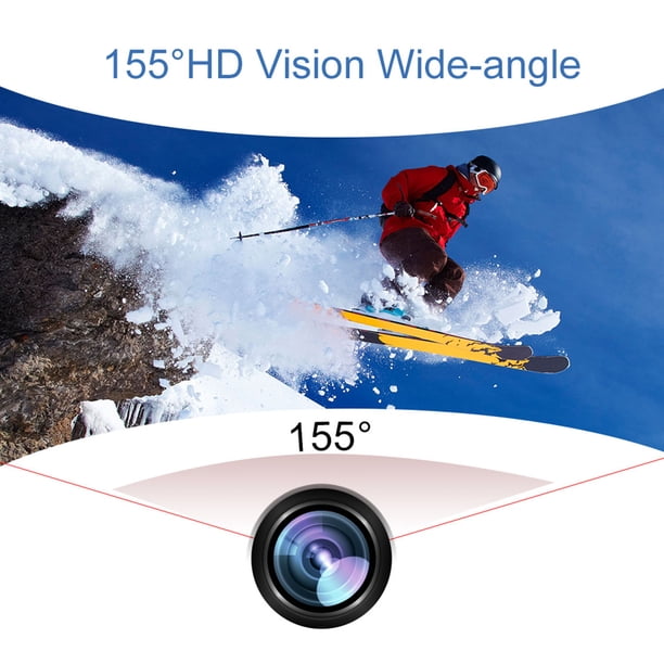 Cámara cúbica, mini cámara deportiva portátil HD 1080P, diseño aerodinámico