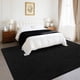 thumbnail image 4 of Area Alfombra B BENRON Soft de 150 x 210 cm para salón, color negro, 4 of 6
