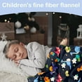Dinosaur Blanket for Boys, Blueosaur Blanket for Age 1 2 3 4 5 6 7 8 9