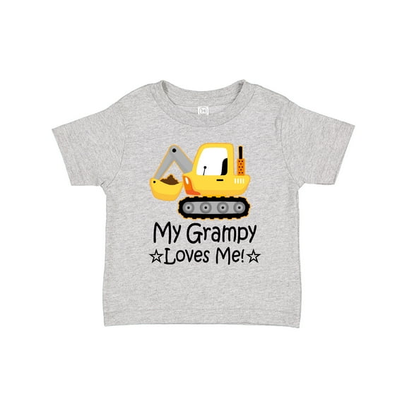 Inktastic Grampy Loves Me Grandson Truck Boys Toddler T-Shirt