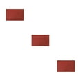 thumbnail image 2 of kurtrusly PVC Leaf Pattern Placemats Plate Mats Pad Place Mat Drink Cup Coasters Rectangle Insulation Kitchen Decor 45X30cm Red leaf 3Set, 2 of 6