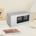 thumbnail image 4 of Relaj Con Calendario, Relaj de Mesa de Diseño Minimalista Con Función de Calendario Perpetuo, Adecuado Para Decoración del Hogar y Colocacia Enescrititorio de, 4 of 7