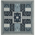 thumbnail image 6 of SAFAVIEH Classic Vintage Seanna Geometric Area Rug, Navy/Light Blue, 8' x 10', 6 of 9