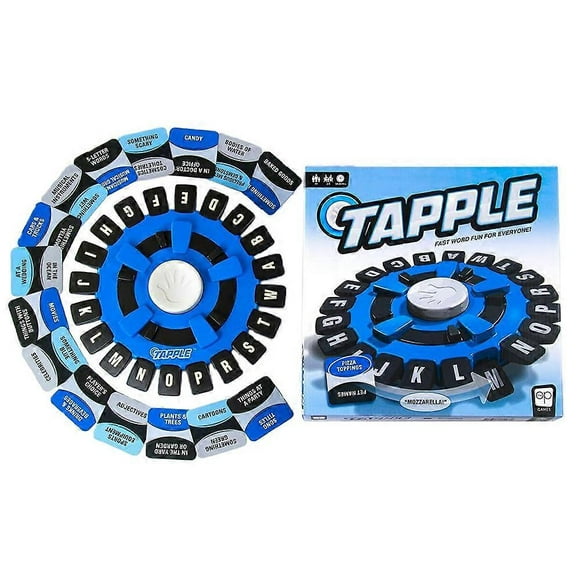 Tapple Game Think Words Game The Quick Thinking Letter Pressing Game Educational Board Games for Kids & Adults Family Interactive Toy