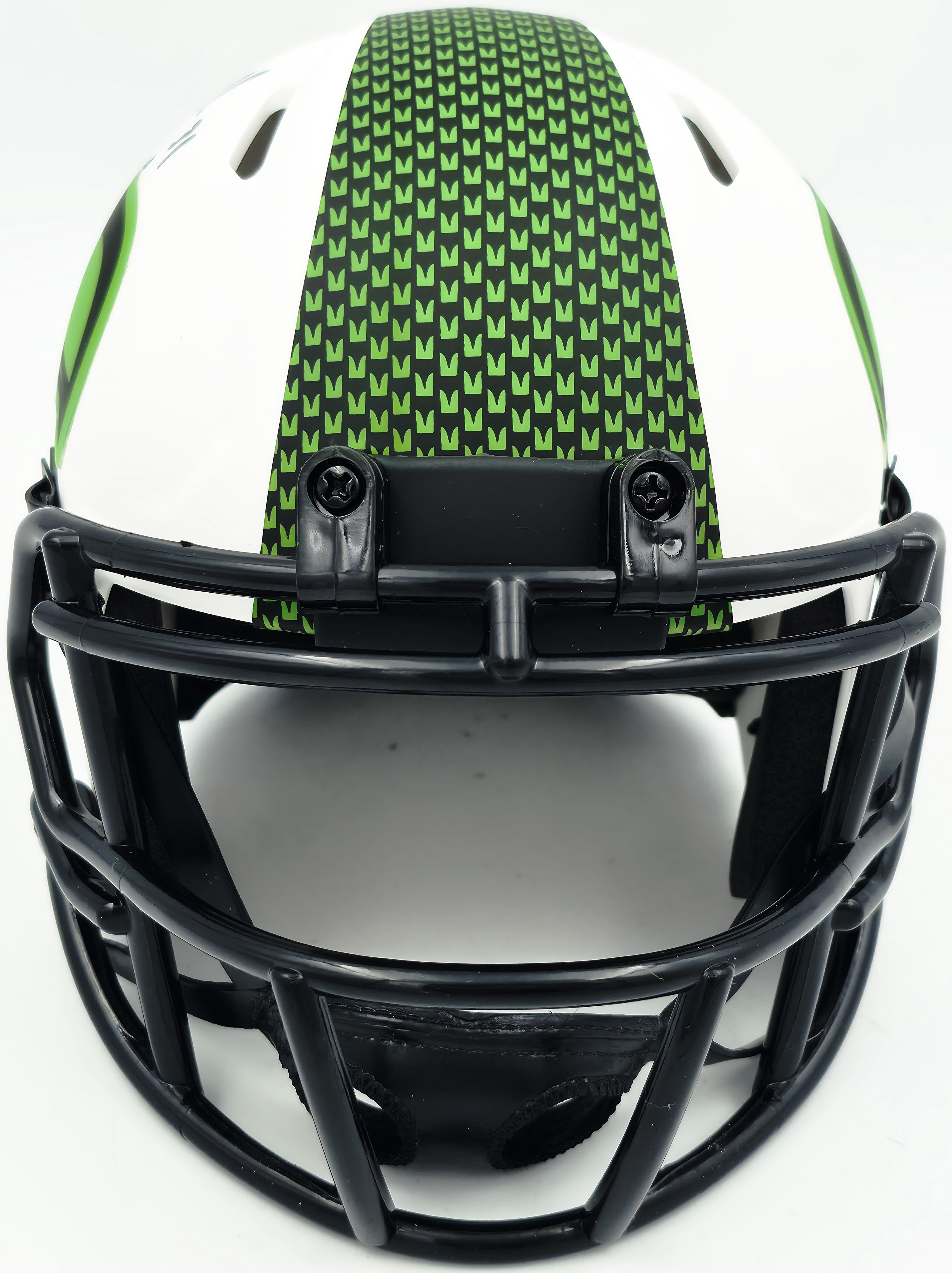 Kam Chancellor Autographed Seattle Seahawks Lunar Eclipse White Speed Mini Helmet Beckett BAS Witness Stock #259856