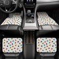 thumbnail image 6 of Sikiie Cute Ladybugs Car Foot Mat Set of 4 Pieces Basics Universal Fit Rubber Carpet Floor Mats For Car SUV Van & Truck, 26.8"L x 17.3"W (Front), 13"L x 17.3"W(Rear), 6 of 6