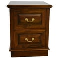 thumbnail image 3 of Crafters and Weavers Legacy 2 Drawer File Cabinet - Brown Walnut, 3 of 5