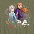 thumbnail image 3 of Frozen - Sisters Always - Toddler And Youth Short Sleeve Graphic T-Shirt, 3 of 5