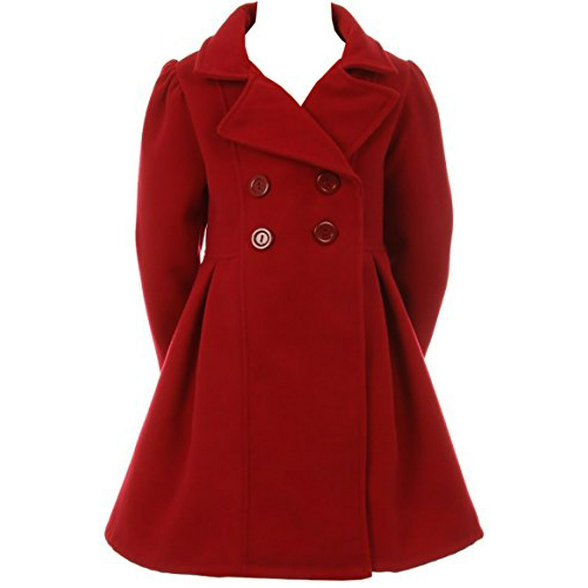 Girls long dress coat hotsell