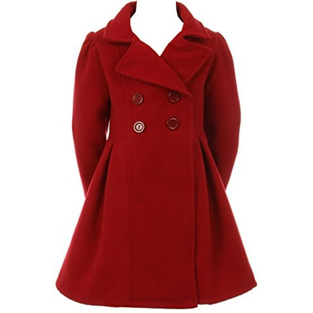 Red winter dress coat sale