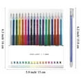 thumbnail image 3 of Glitter Gel Pen Glitter Pen Gel Pen D on Clearance! 1 Set * Glitter Gel Pen 6.24*3.9*1.17In, Fall Tool Series Relocy, 3 of 9