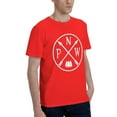 thumbnail image 2 of Pacific North West Mountain Men'S Basic Short Sleeve T-Shirt Red 4x-Large, 2 of 5