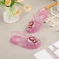 thumbnail image 5 of Toddler Girls Closed Toe Fisherman Jelly Sandals Girls Flat Hook and Loop Sandals Pink 2.5, 5 of 9