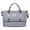 gray, variant on Large Travel Duffel Bag Women Weekender with Shoe Compartment for Gym Hospital