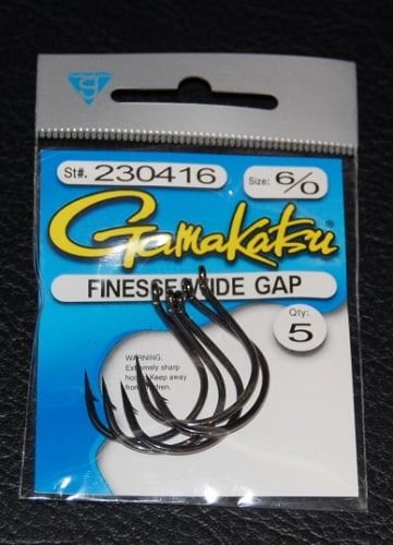 gamakatsu finesse wide gap hook hooks 3/0 # 230413 bass senko worm hook 5 pr pk 