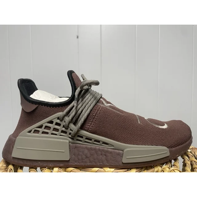 Adi-das Pharrell Williams x NMD Human Race Chocolate Brown Sneakers Size 11.5 men