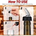 thumbnail image 6 of Quantitative Wine Bottle Pourer Plastic Measuring Pourer Drinks Wine Dispenser (White 20ml), 6 of 8