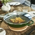 thumbnail image 3 of Staub Cast Iron 4.5-qt Perfect Pan - Basil, 3 of 6