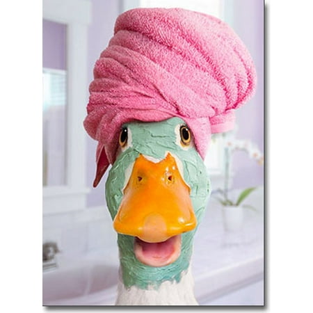 Avanti Press Duck Gets Facial Funny / Humorous Mother's Day Card