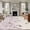 Purple, variant on Round Area Rugs Collection 6 Ft, Spring Flowers Non-Slip Residential Carpet, Farmhouse Botanical Purple Floral Bees Indoor Crawling Mats Runner Rugs for Living Room/Dining Room/Bedroom