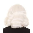 thumbnail image 5 of HPO Adult Men's Santa Wig & Beard | White Color Christmas Party Cosplay Wig | Synthetic Fiber, 5 of 9