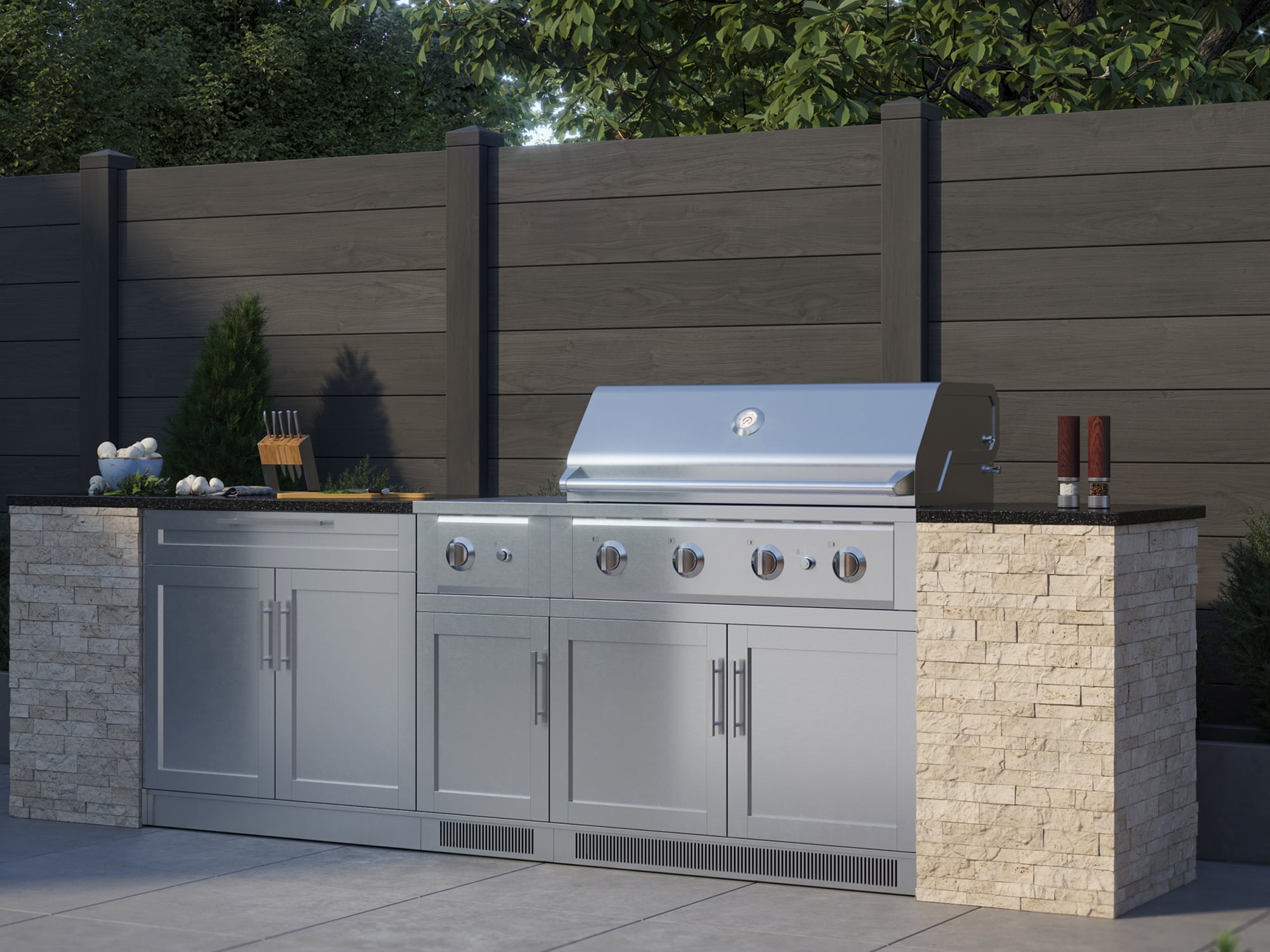NewAge Products Outdoor Kitchen Stainless Steel Performance Grill